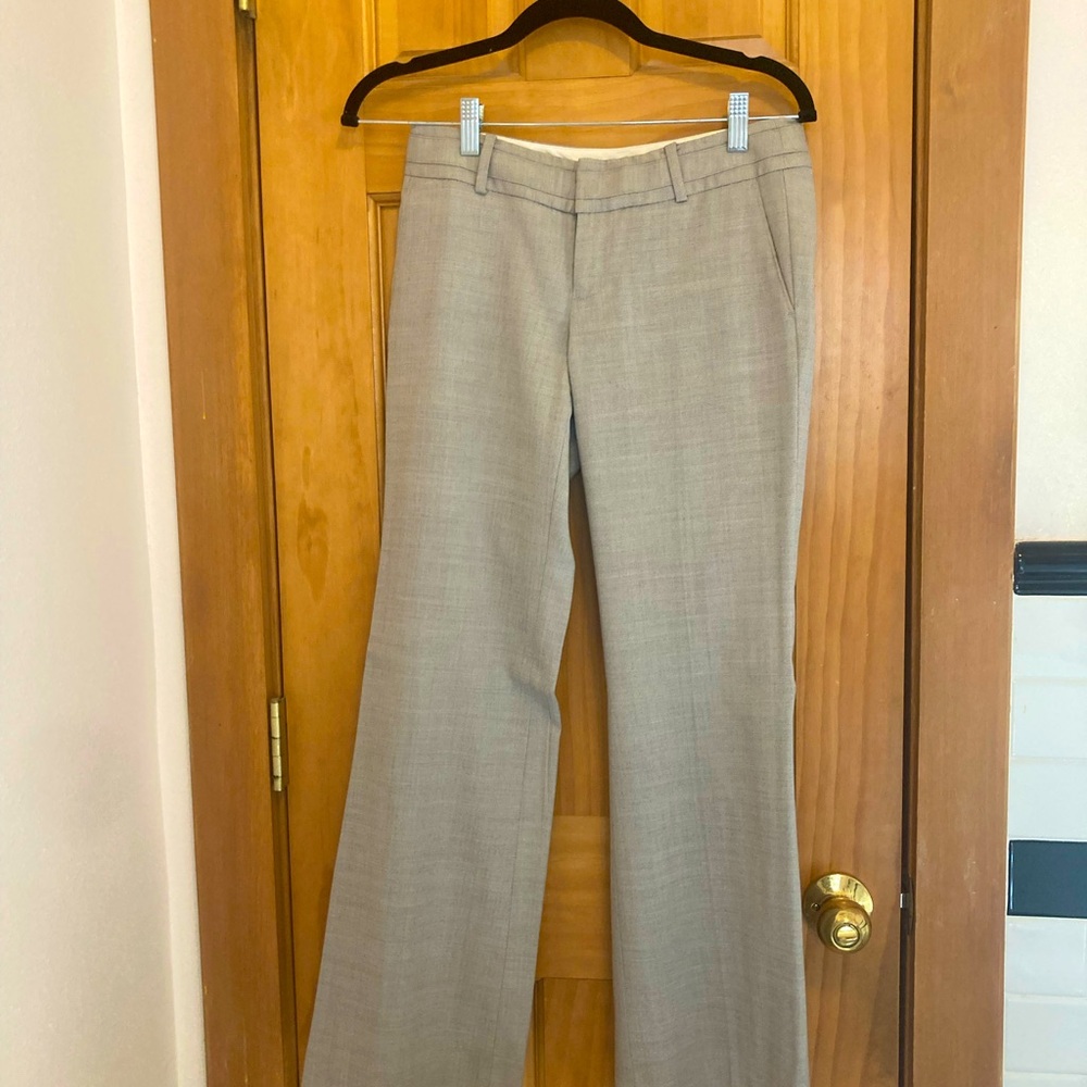 Classic grey wool trousers